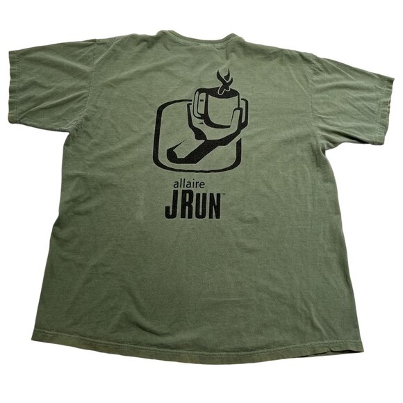 Anvil allaire JRUN T-Shirt in Green - Picture 1 of 3